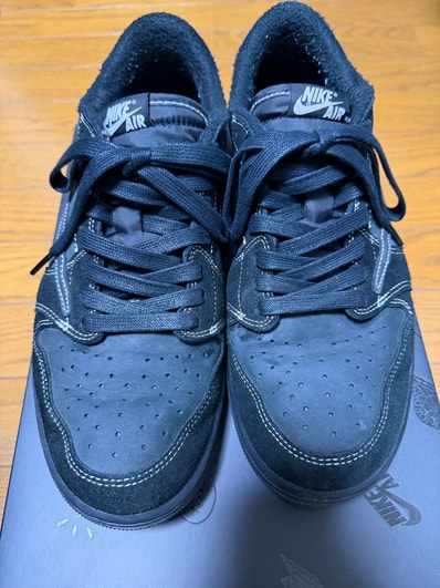 Travis Scott × Nike Air Jordan 1 Low OG SP "Black Phantom"