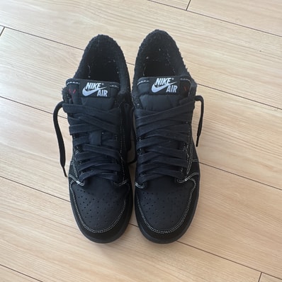 Travis Scott × Nike Air Jordan 1 Low OG SP "Black Phantom"
