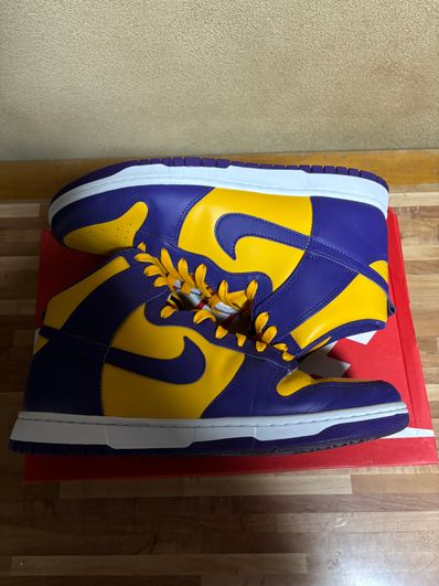 Nike Dunk High Retro "Lakers"