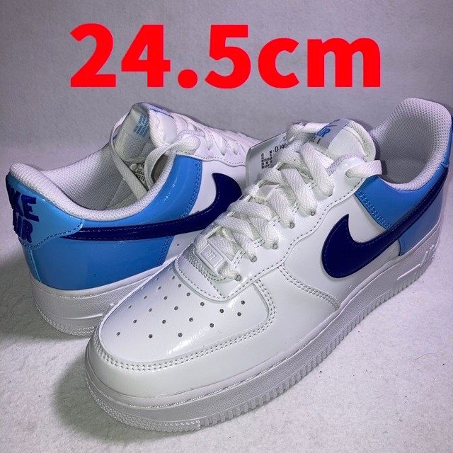 Nike Women's Air Force 1 '07 Essential Low "Blue Patent"