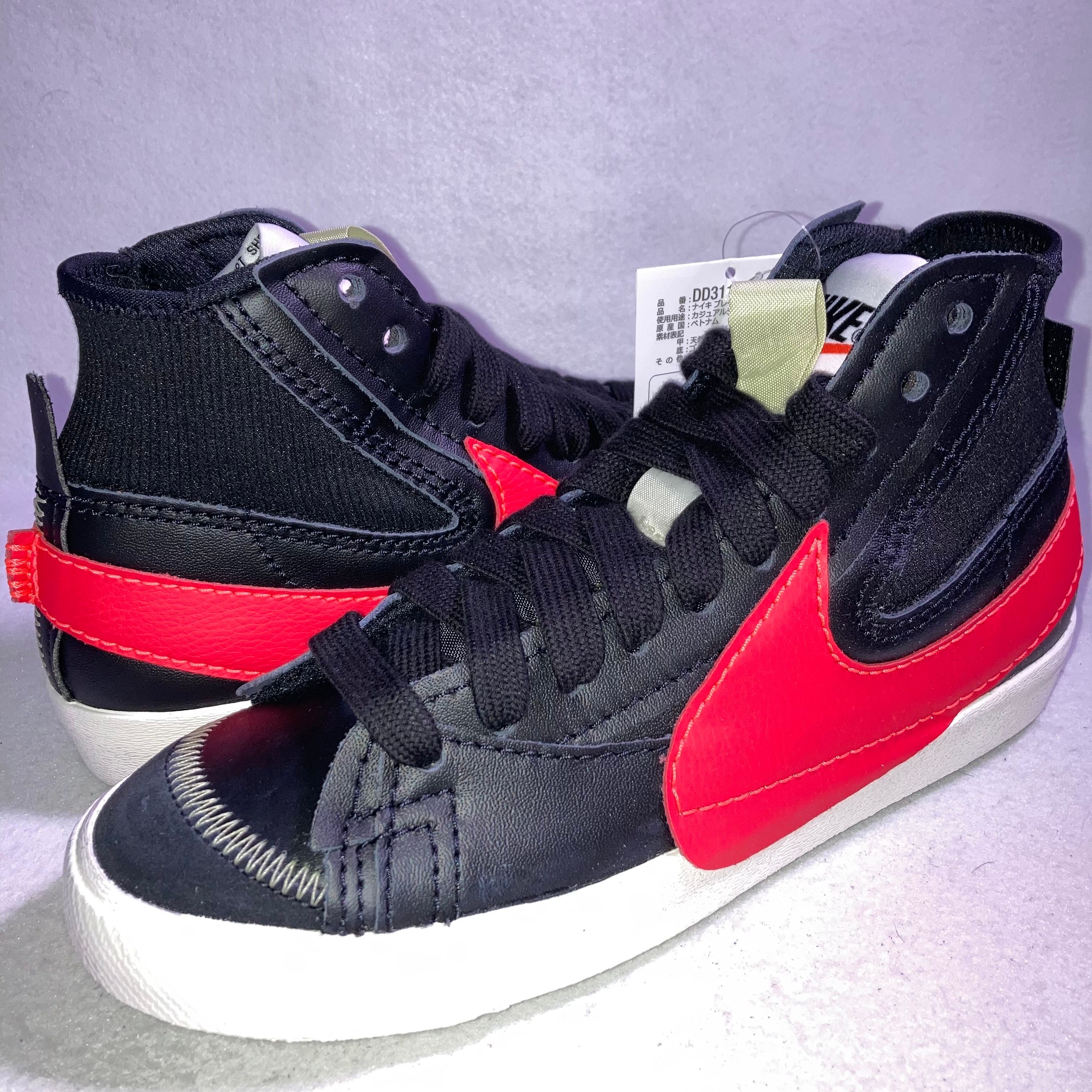 Nike BLAZER MID '77 Jumbo "Black/Sail/Olive Aura/Bright Crimson"