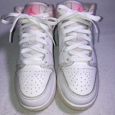 Nike GS Air Jordan 1 Mid "Paint Drip"