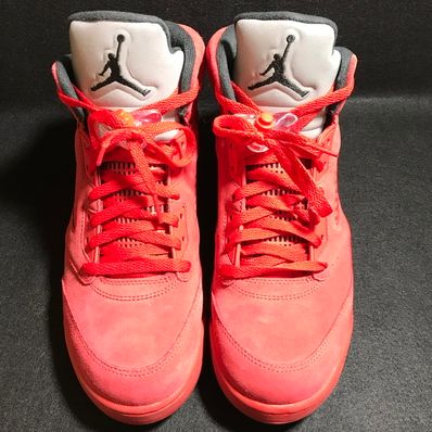 Nike Air Jordan 5 Ratro "Red Suede"