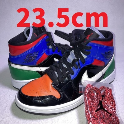 NIKE Women's AIR JORDAN 1 MID "PATENT BLEND"