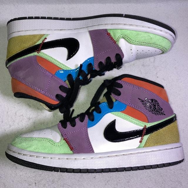 Nike Women's Air Jordan 1 Mid "Multi Color"