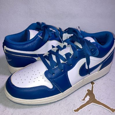 Nike GS Air Jordan1 Low SE "Industrial Blue"