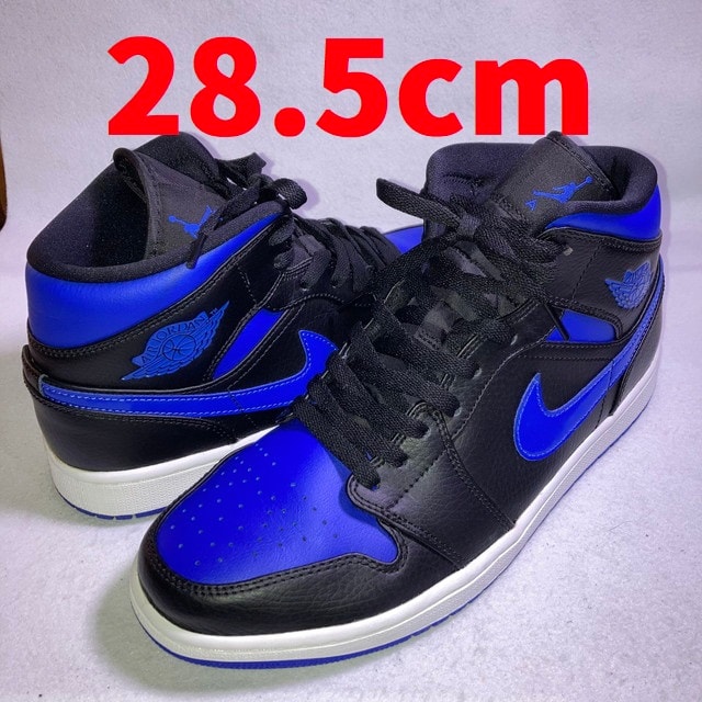 NIKE AIR JORDAN 1 MID "BLACK/BLUE"