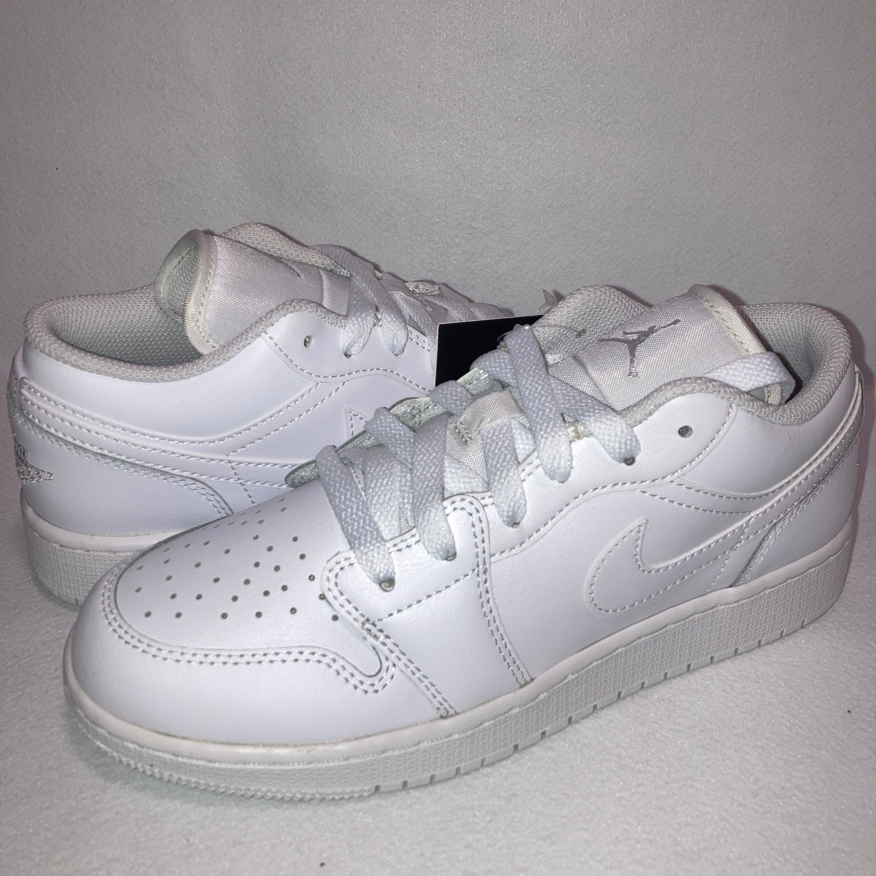 Nike GS Air Jordan 1 Low "White"