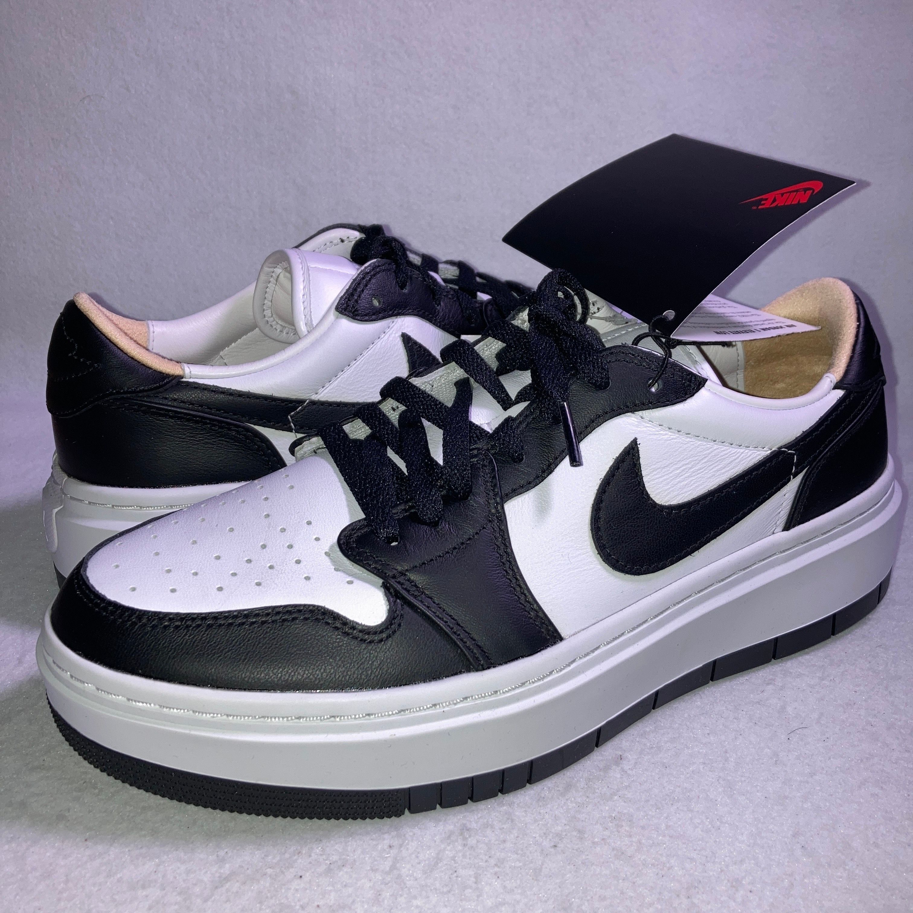 Nike Women's Air Jordan 1 Low Elevate "White/Black"