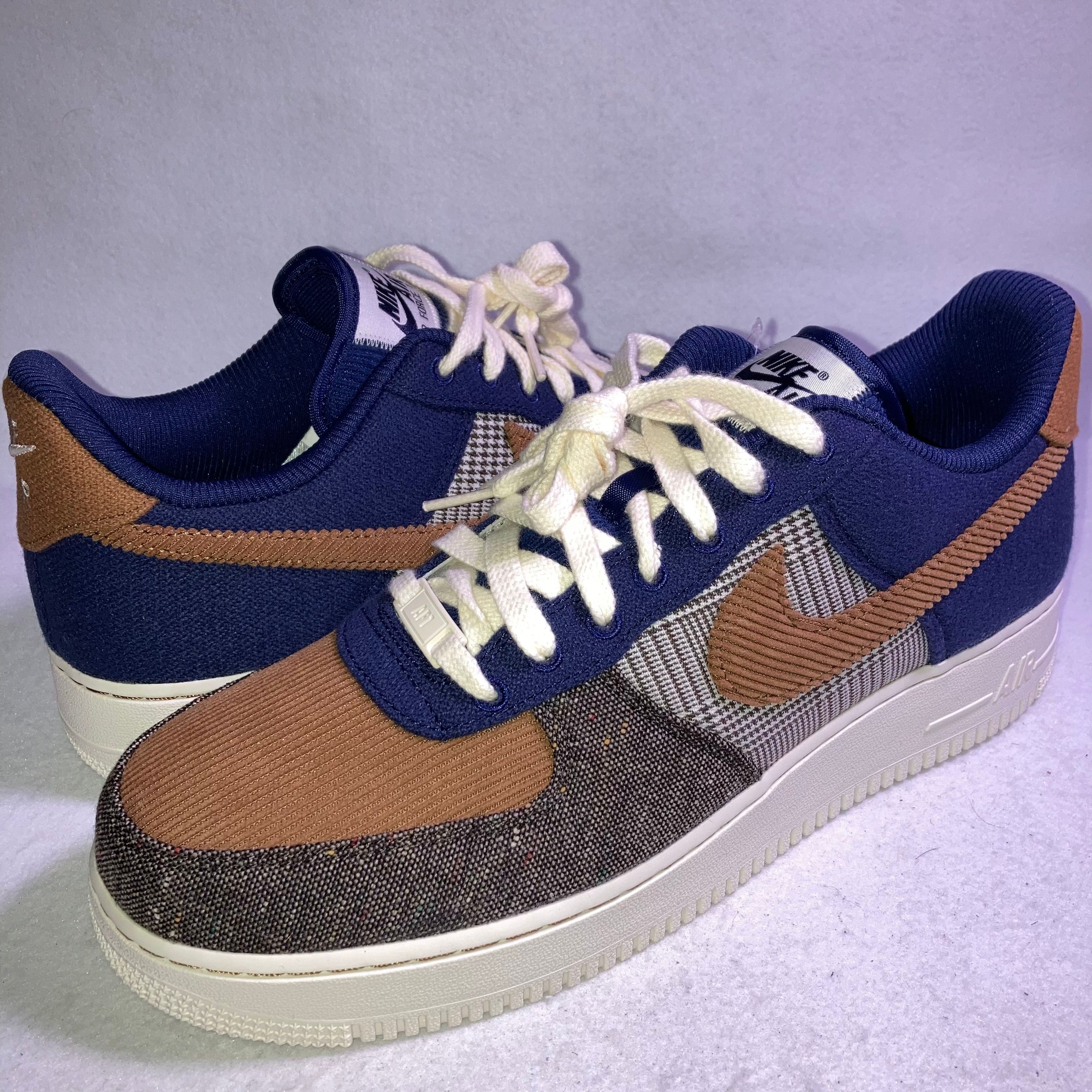 Nike Air Force 1 Low '07 PRM Winter "Ale Brown and Midnight Navy"
