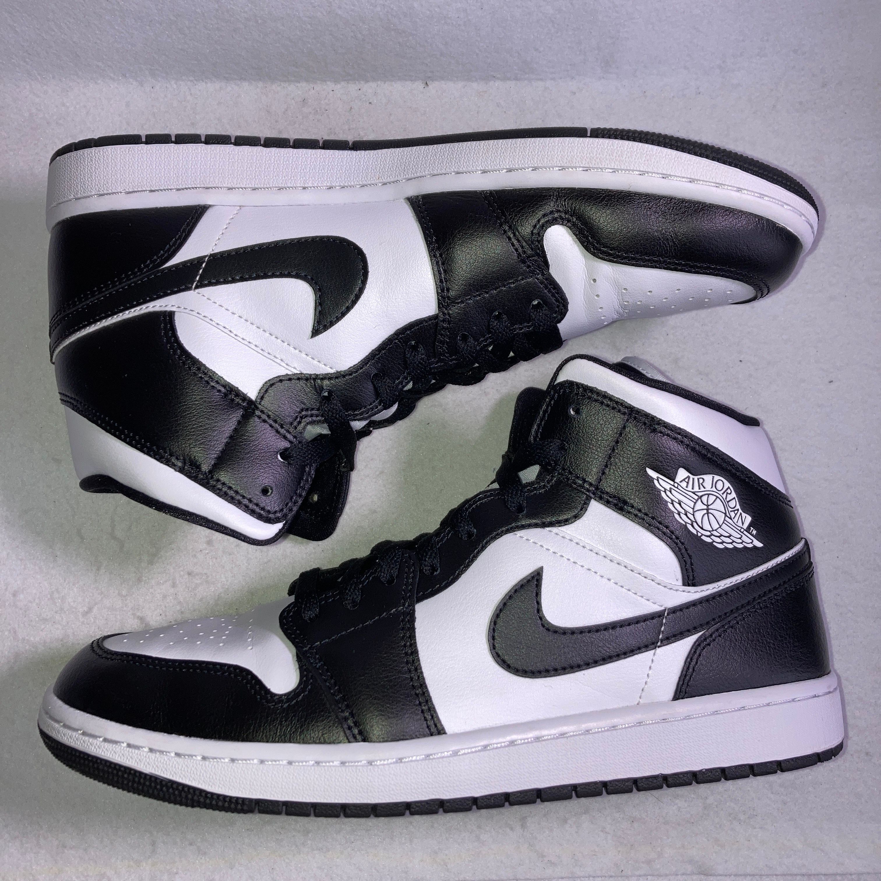 Nike Women's Air Jordan 1 Mid "Black/White"