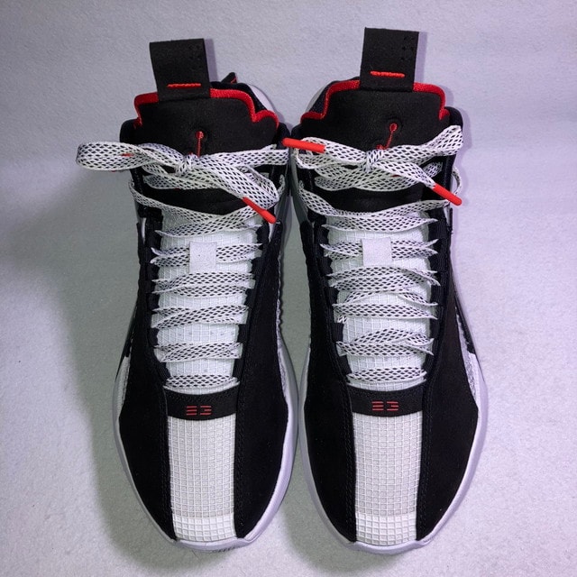 Nike Air Jordan 35 DNA "White/Gym Red/Black" (White Sole)