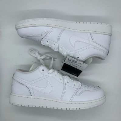 Nike GS Air Jordan 1 Low "White"