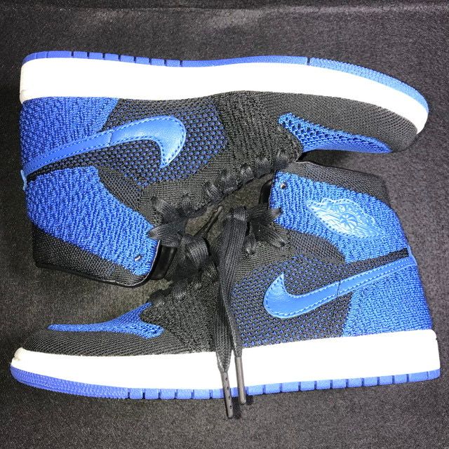 Nike GS Air Jordan 1 Retoro High Flyknit "Royal"