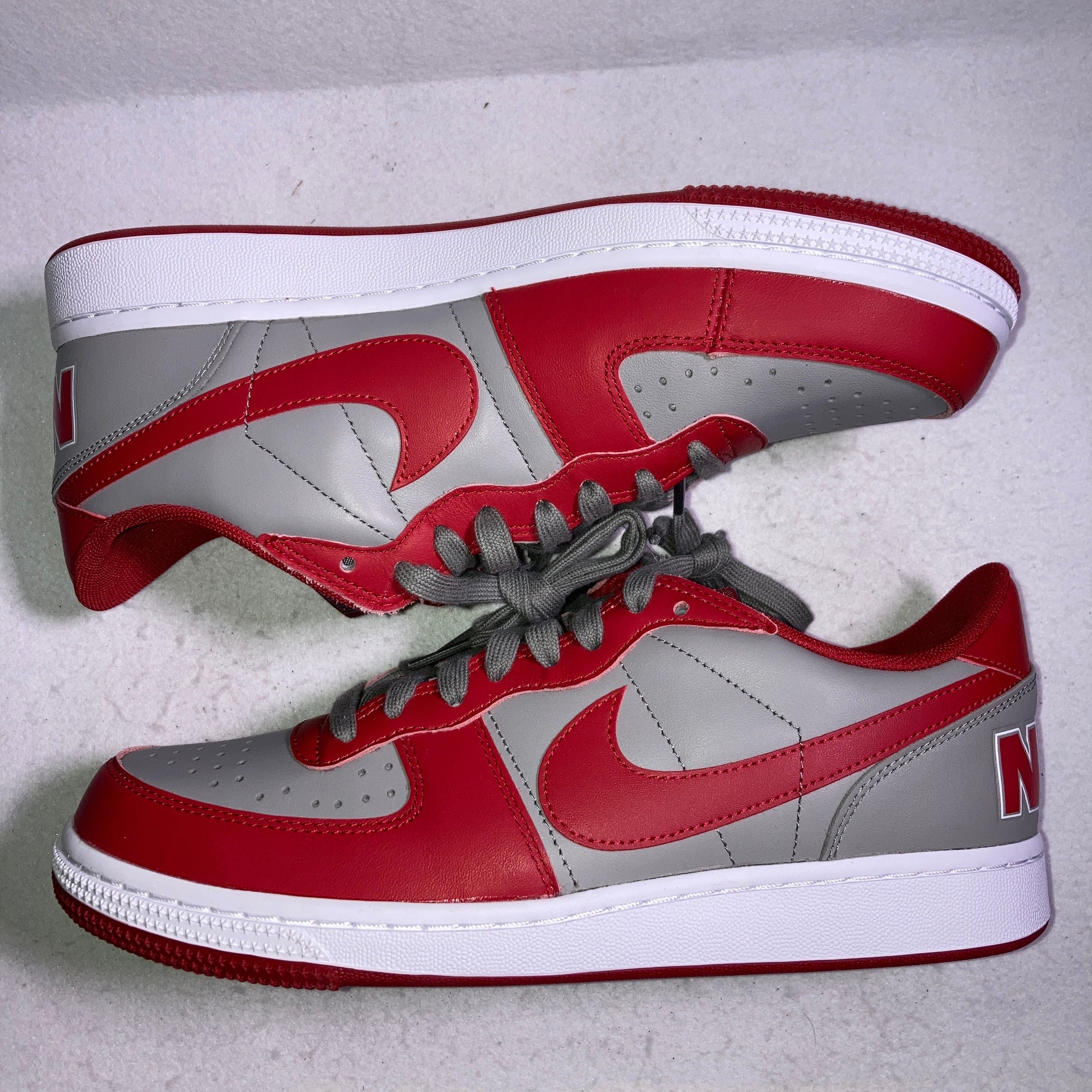 Nike Terminator Low "Varsity Red and Medium Grey"