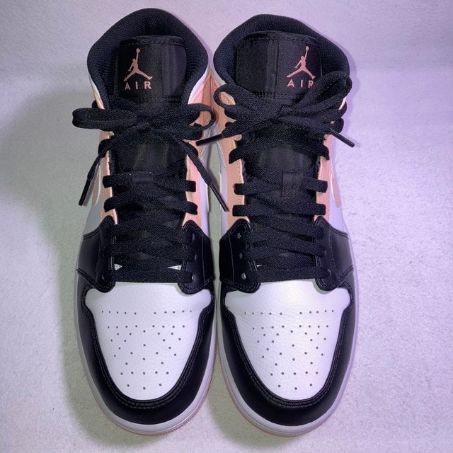NIKE AIR JORDAN 1 MID "WHITE/BLACK/CRIMSON TINT"