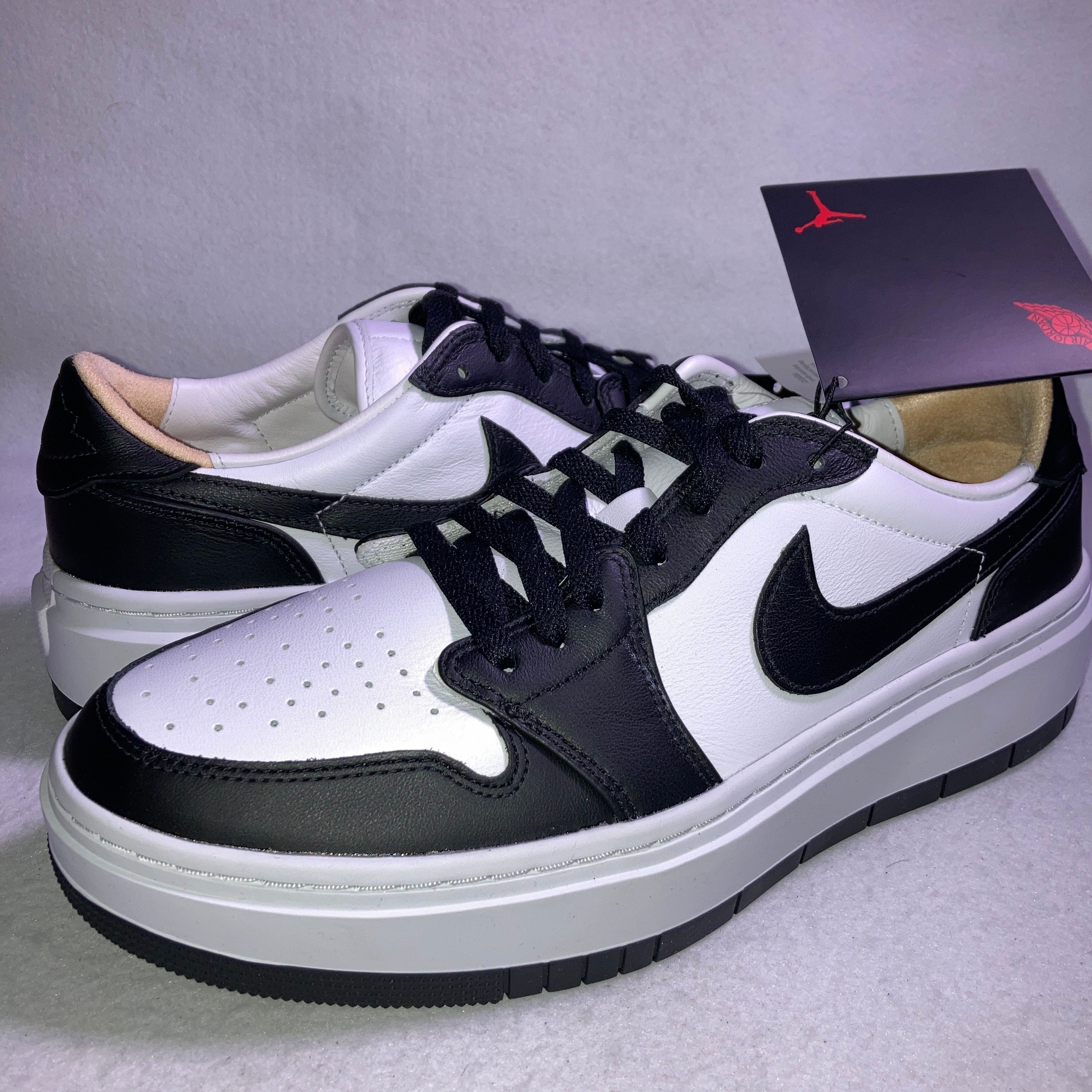 Nike Women's Air Jordan 1 Low Elevate "White/Black"