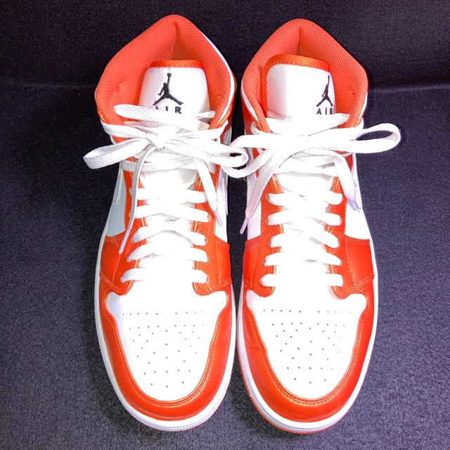 NIKE AIR JORDAN MID "ORANGE/WHITE"