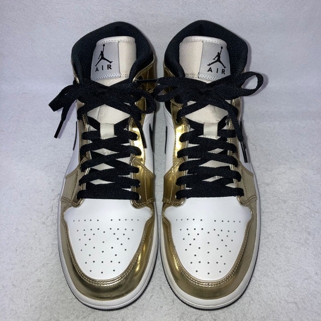 NIKE AIR JORDAN 1 MID SE "METALLIC GOLD"