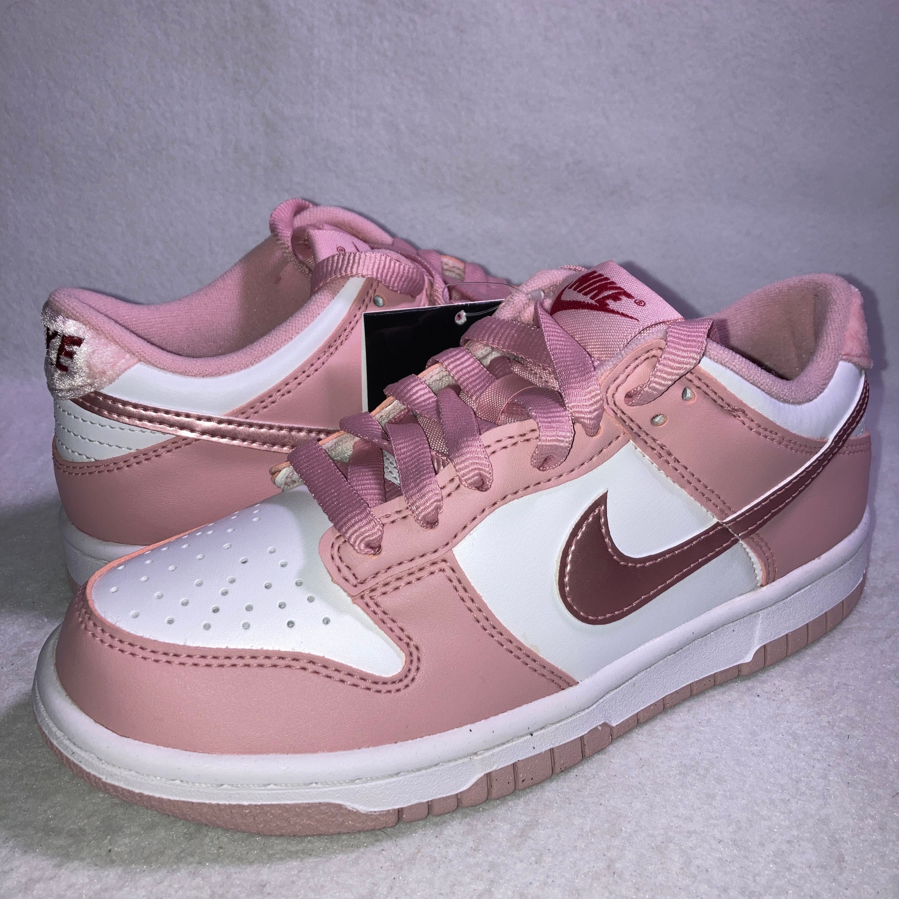 NIKE GS DUNK LOW "PINK VELVET"