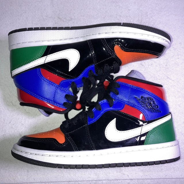 NIKE Women's AIR JORDAN 1 MID "PATENT BLEND"