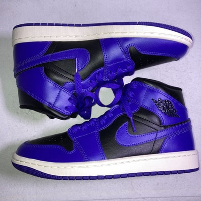 Nike Women's Air Jordan 1 Mid "Purple and Black"