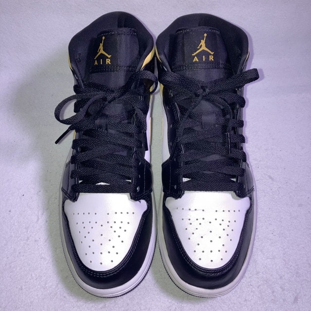 Nike Air Jordan 1 Mid "White/Pollen-Black"