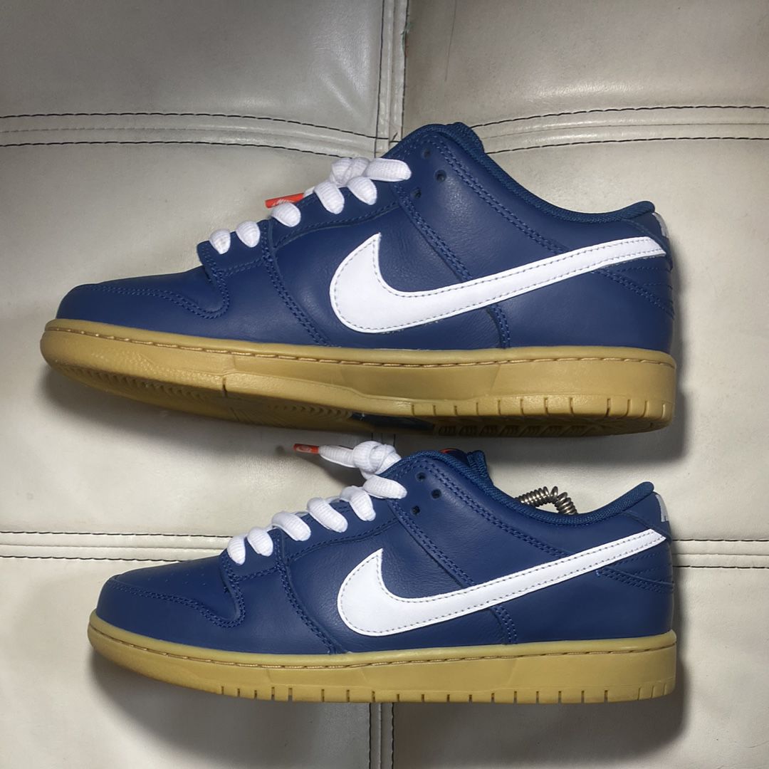 Nike SB Dunk Low Pro ISO Orange Label "Navy Gum"