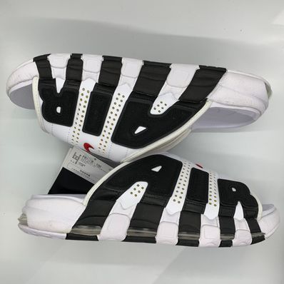 Nike Air More Uptempo Slide "White and Black"