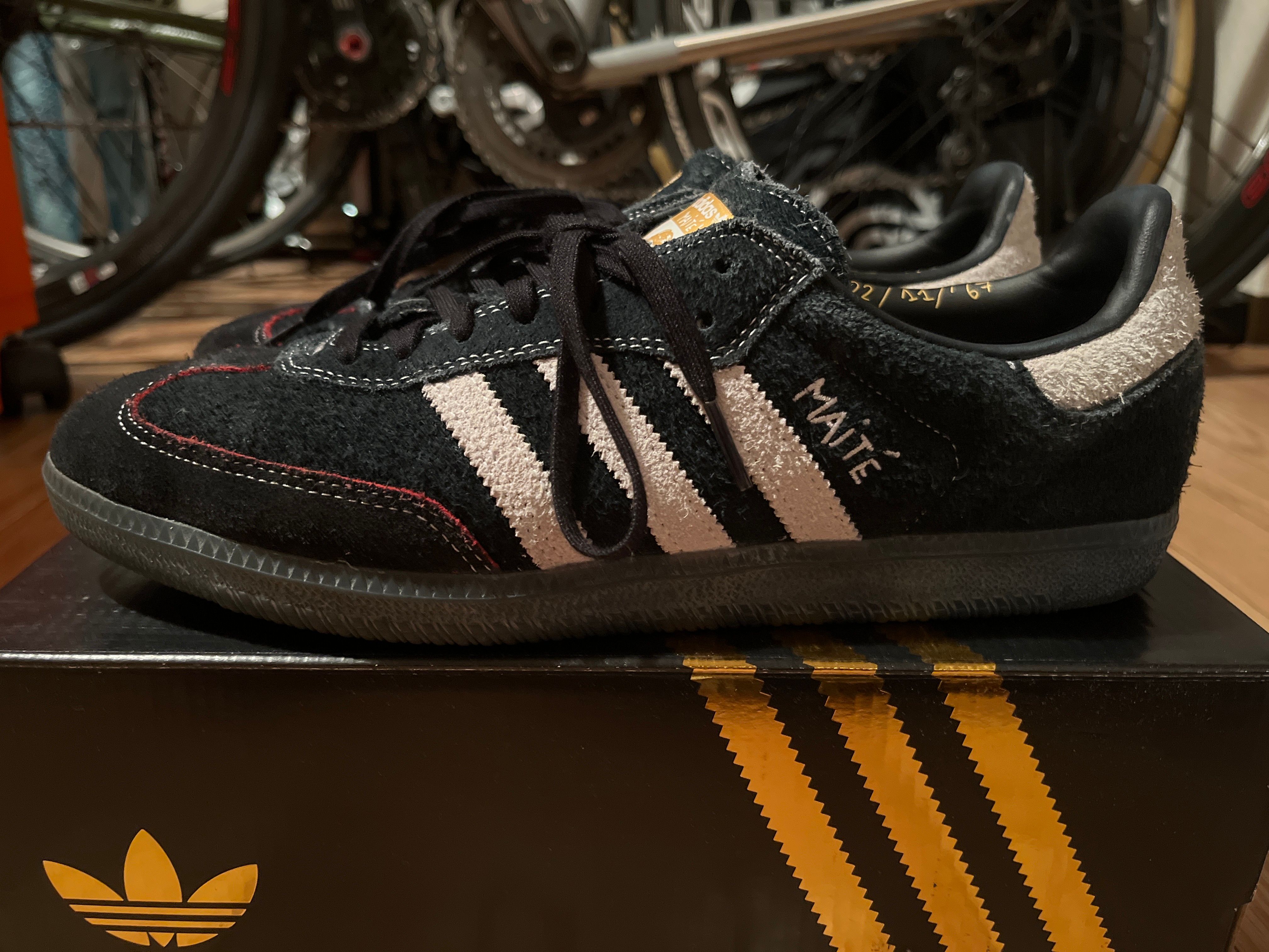 Maite Steenhoudt × adidas Samba ADV "Core Black"