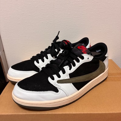 Travis Scott × Nike Women's Air Jordan 1 Low OG "Medium Olive"