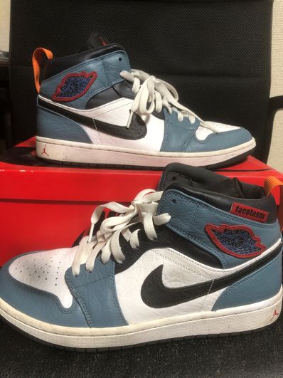 FACETASM × Nike Air Jordan 1 Mid "White/Navy"