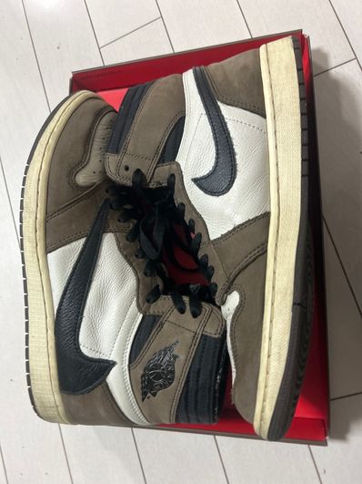 Travis Scott × Nike Air Jordan 1 Retro High OG TS SP "Sail/Dark Mocha"