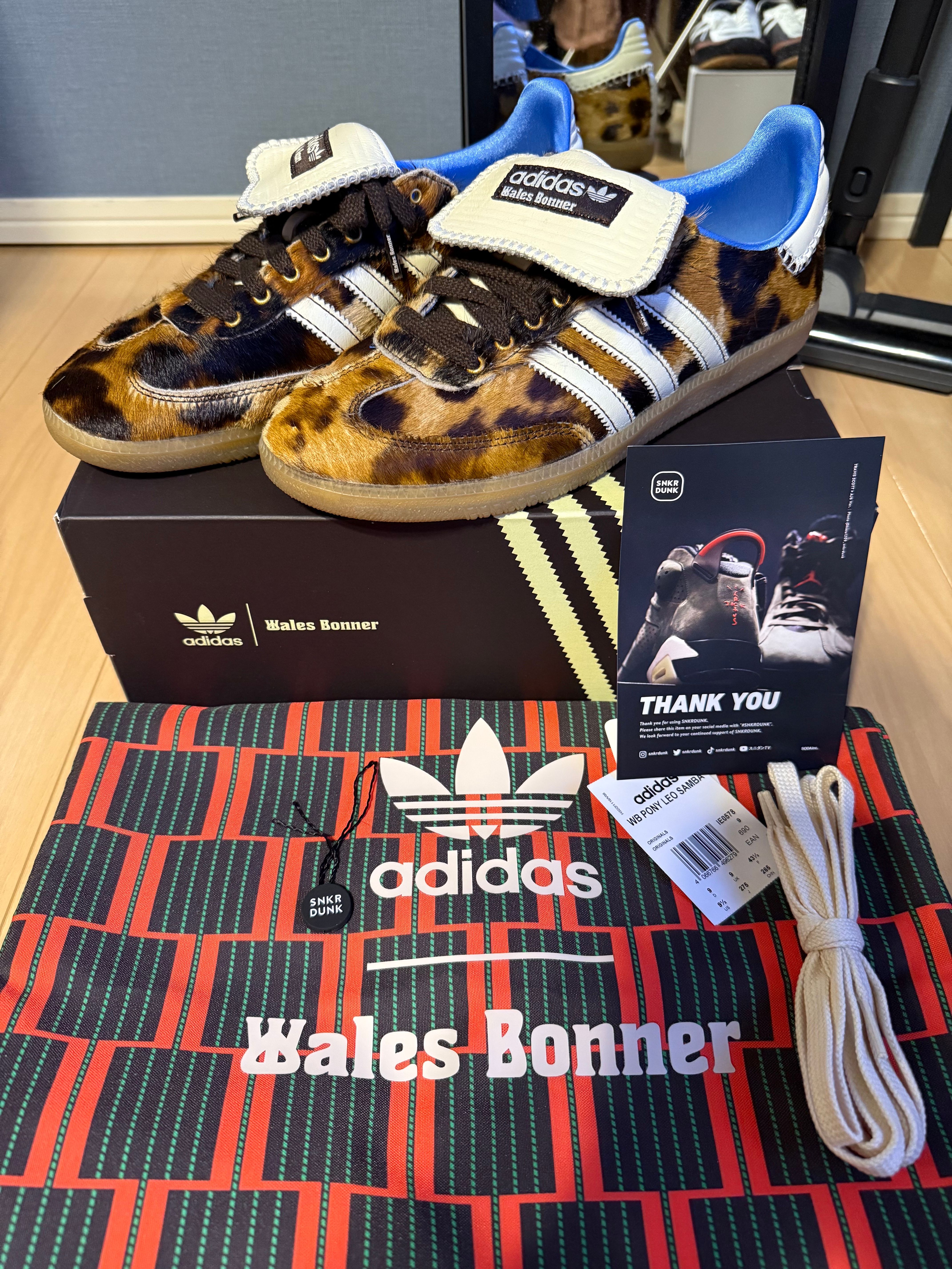 Wales Bonner × adidas Originals Samba Pony Leo Low 