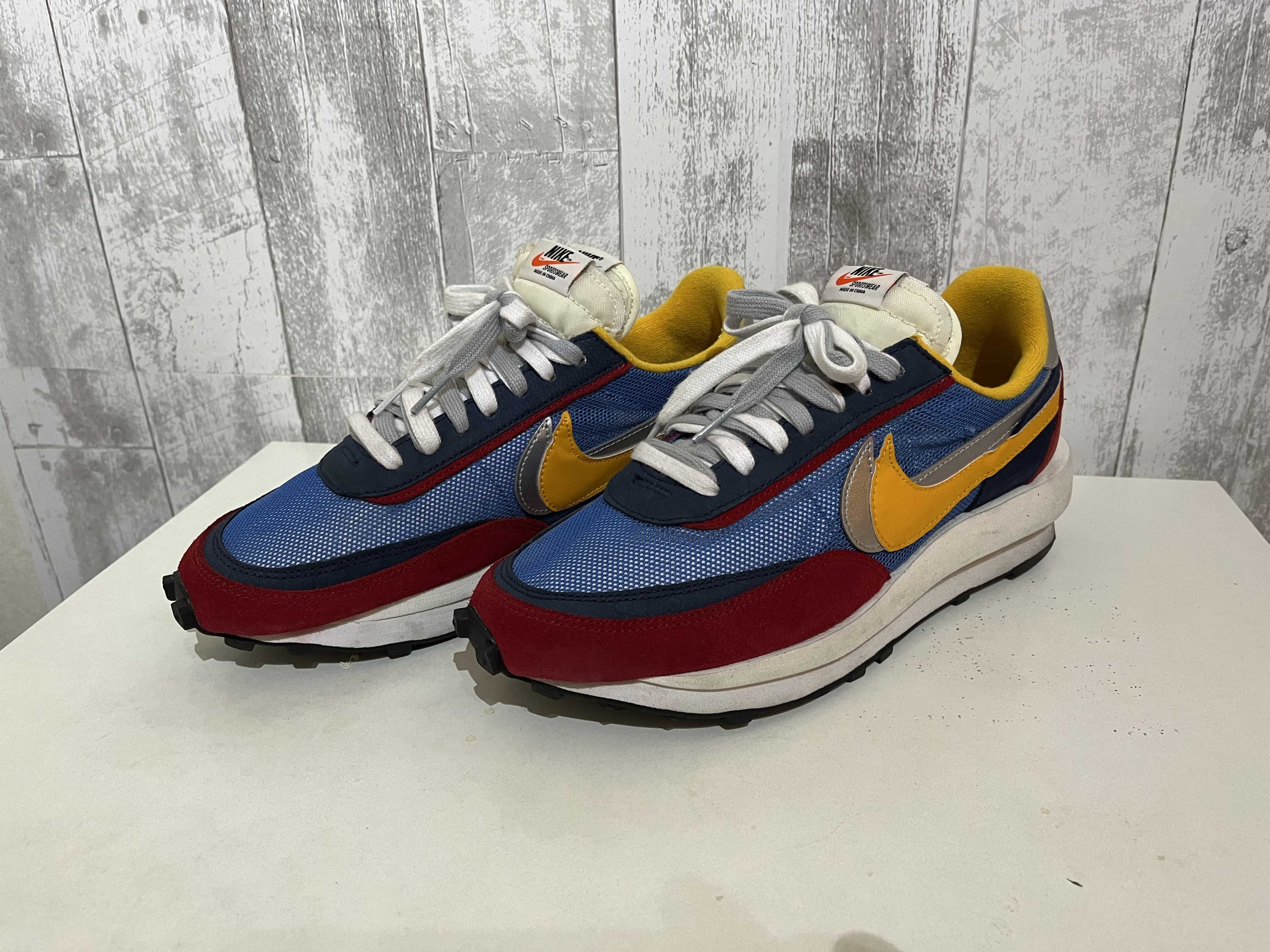 sacai × Nike LDV Waffle "Red/Blue"