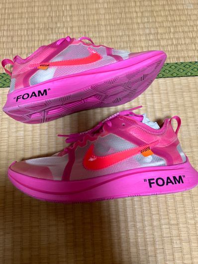 Off-White × Nike Zoom Fly "Pink"
