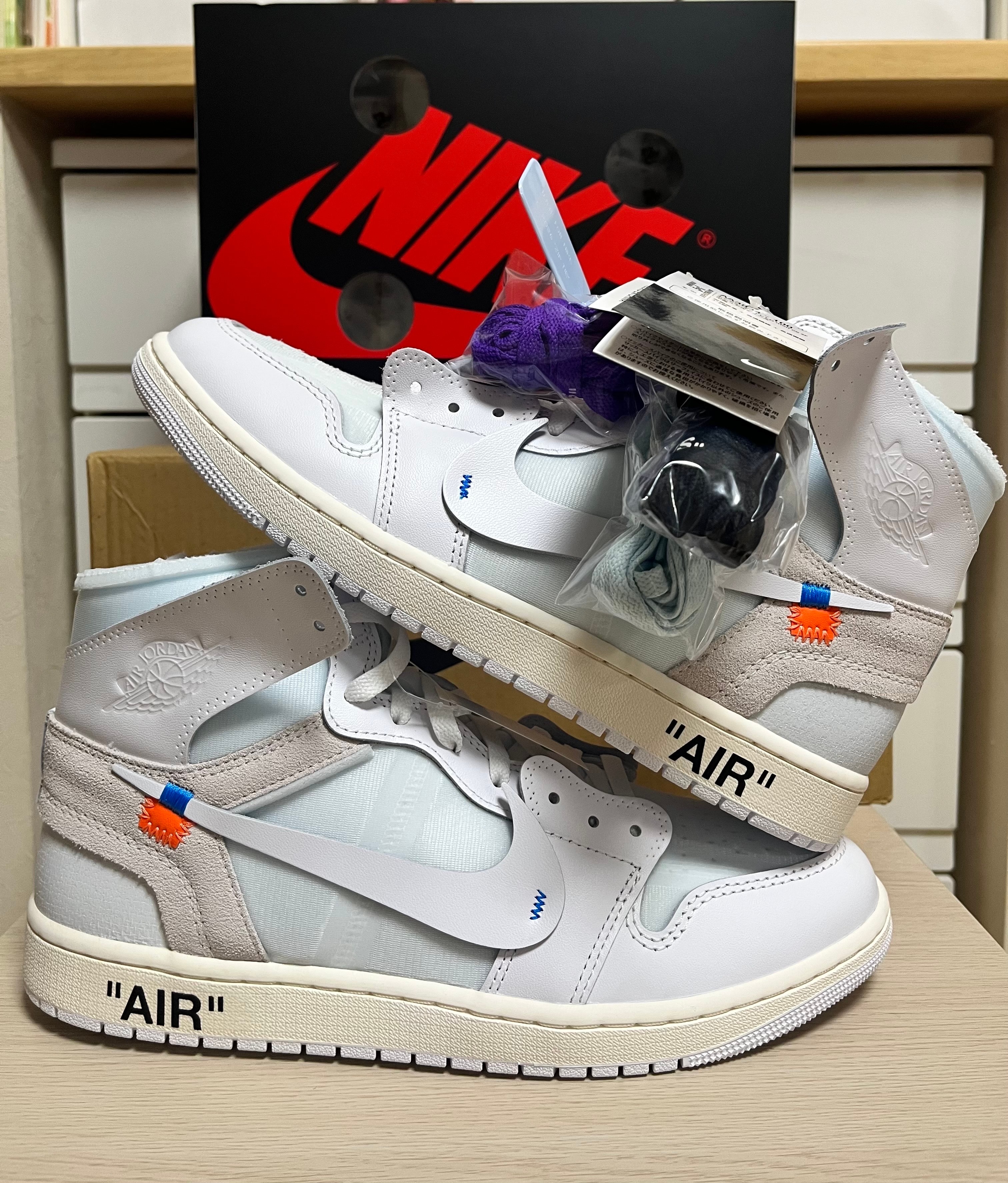 Virgil Abloh Archive (V.A.A.) × Nike Air Jordan 1 Retro High OG "Alaska"