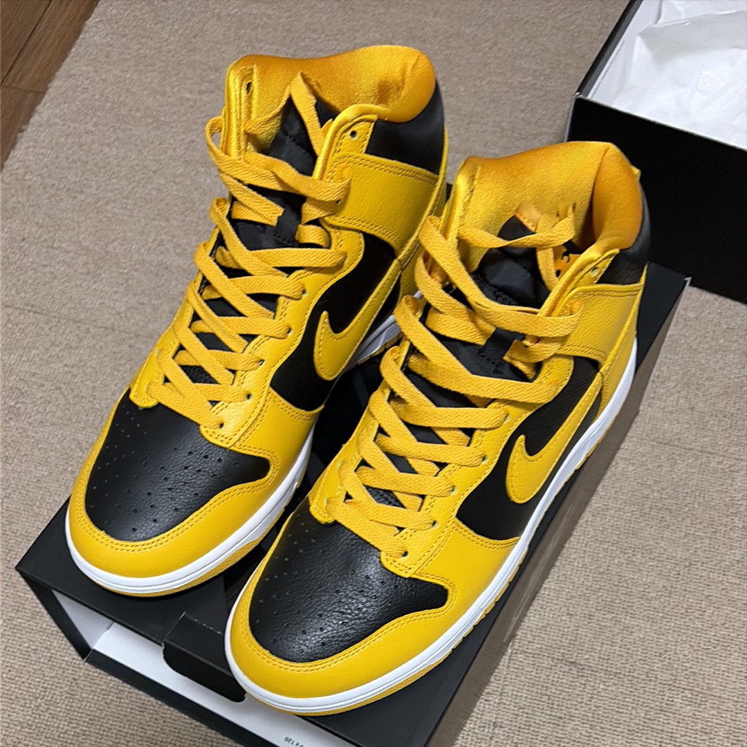 Wu-Tang Clan × Nike Dunk High Retro PRM "Black and Pollen"