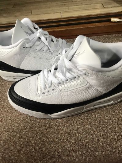 Fragment × Nike Air Jordan 3 "White/Black"
