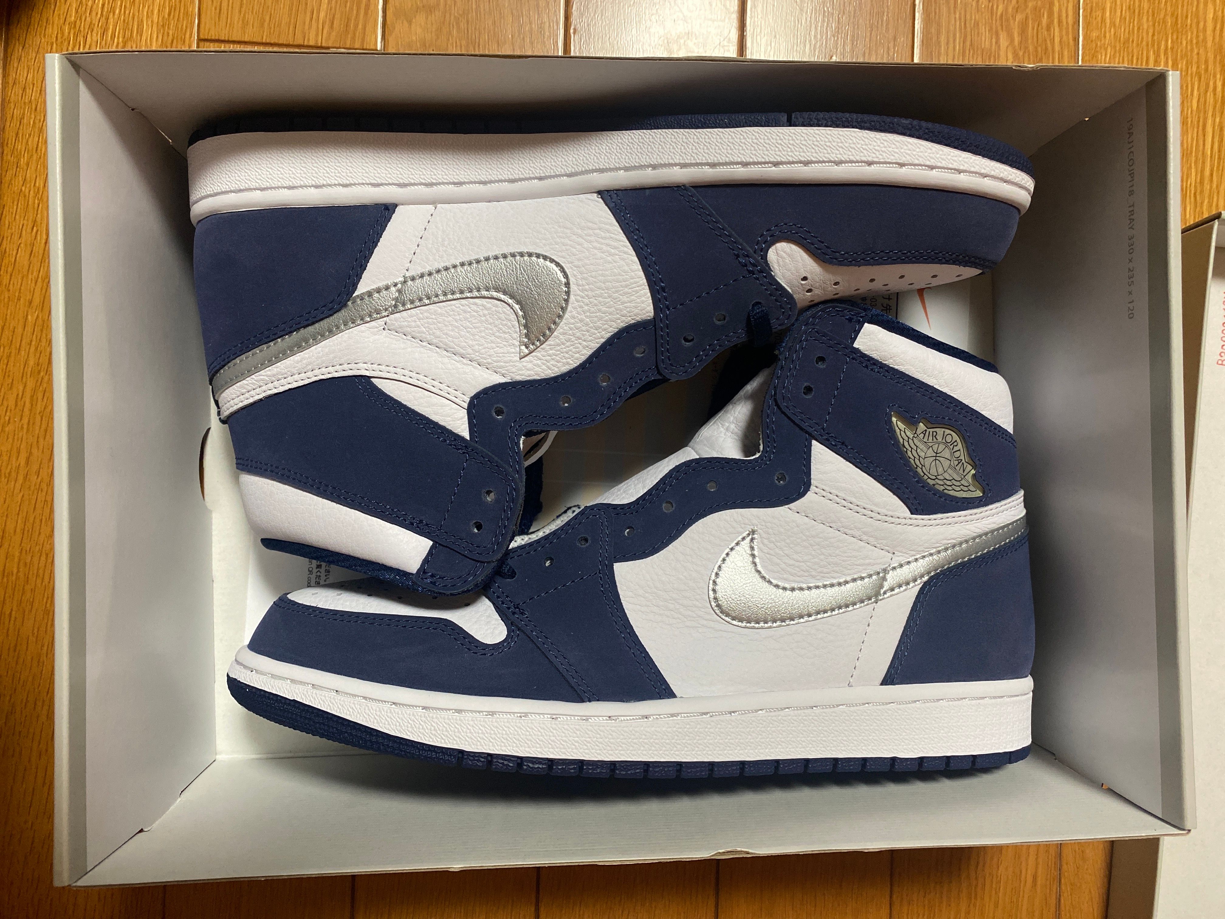 Nike Air Jordan 1 High OG CO.JP "White/Midnight Navy" (2020)(ブリーフケースなし)