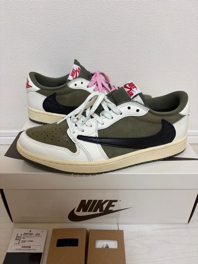Travis Scott × Nike Air Jordan 1 Low OG SP "Reverse Olive"