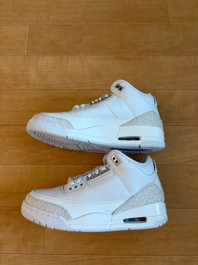 Nike Air Jordan 3 Retro "Pure Money/White and Silver" (2025)