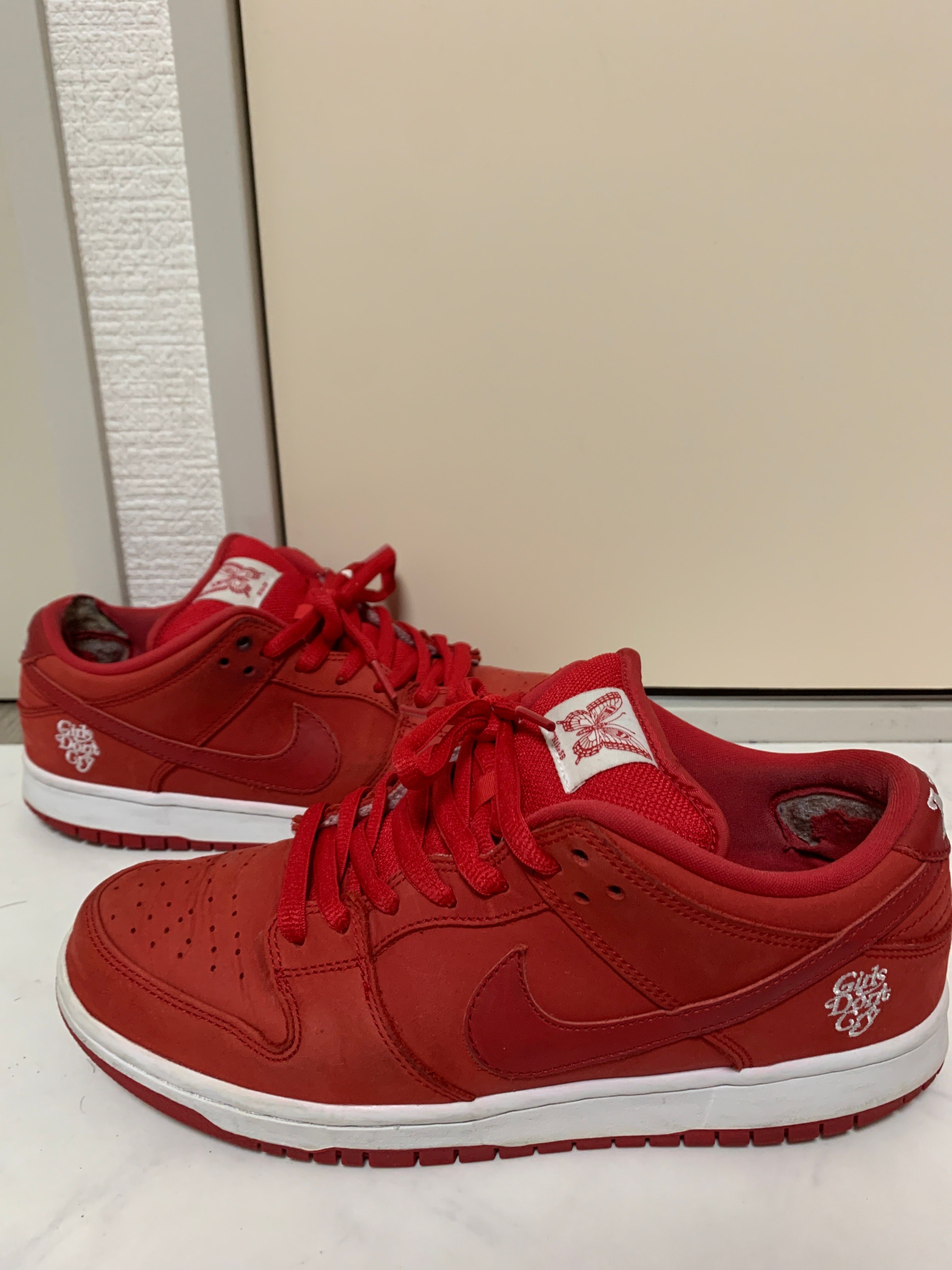 Girls Don't Cry × Nike SB Dunk Low Pro QS "Red" / VERDY