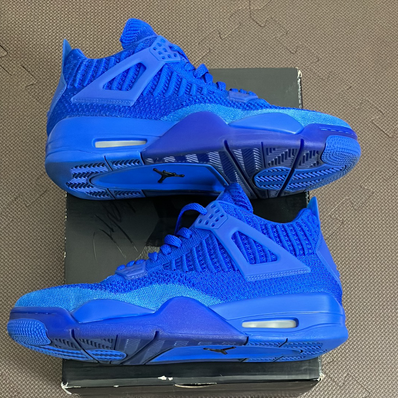Nike Air Jordan 4 Retro Flyknit "Hyper Royal/Black"