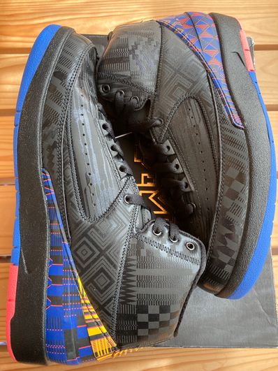 NIKE AIR JORDAN 2 RETRO BHM "BLACK"