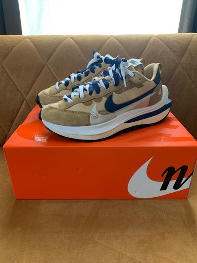 Sacai × Nike Vapor Waffle "Sesame And Blue Void"