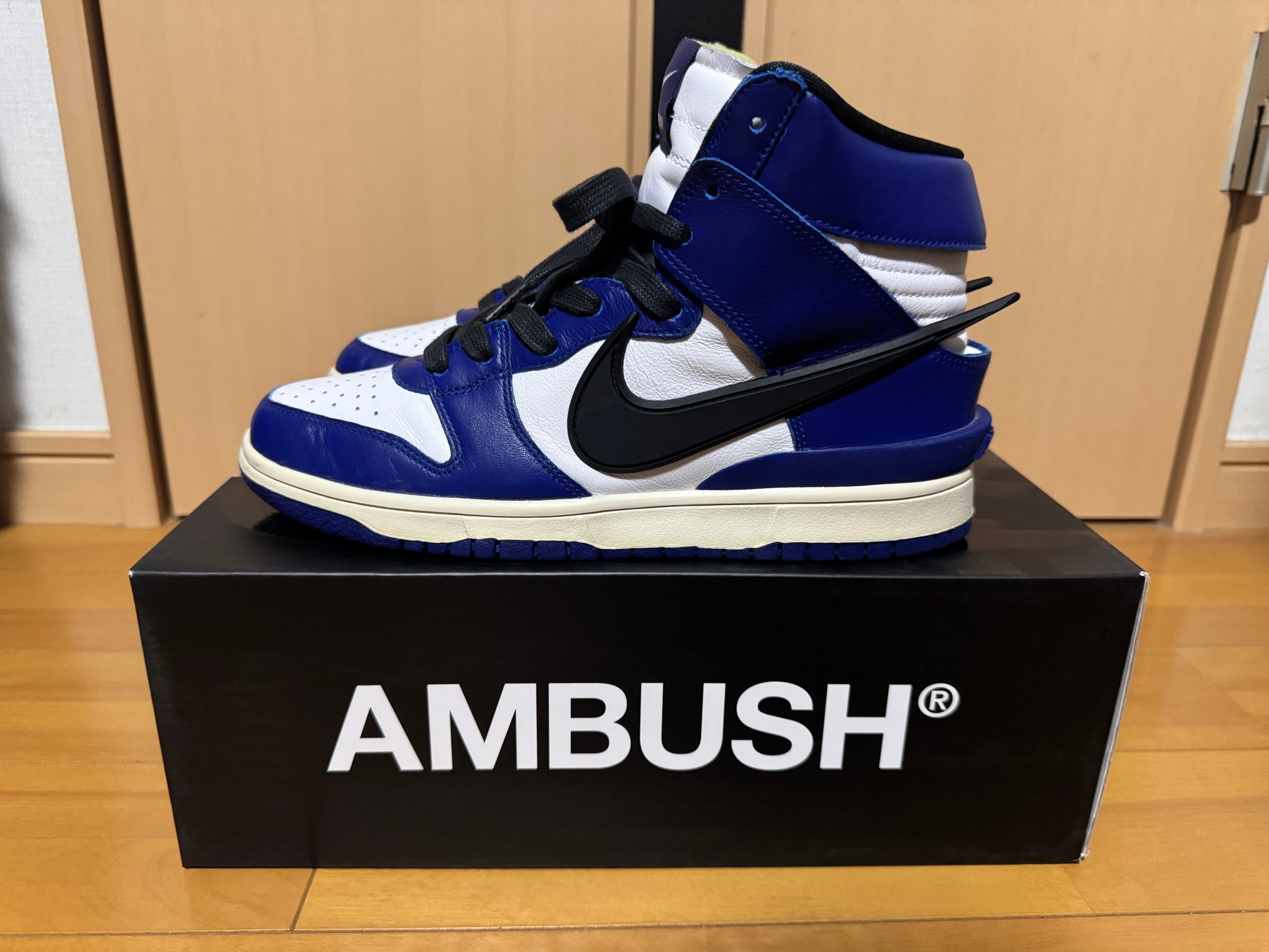 Ambush × Nike Dunk High "Deep Royal"