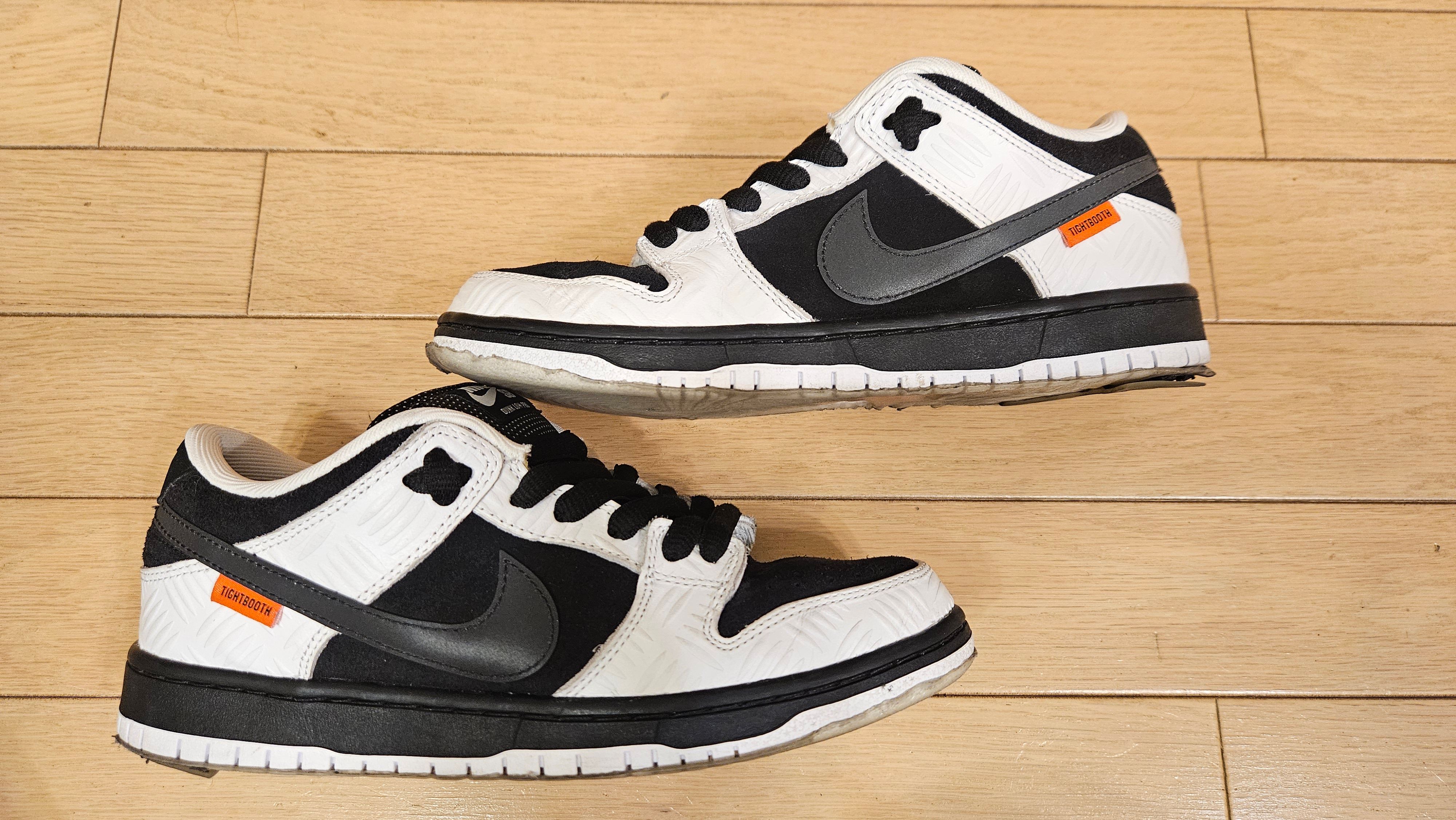 TIGHTBOOTH × Nike SB Dunk Low Pro QS "Black and White"