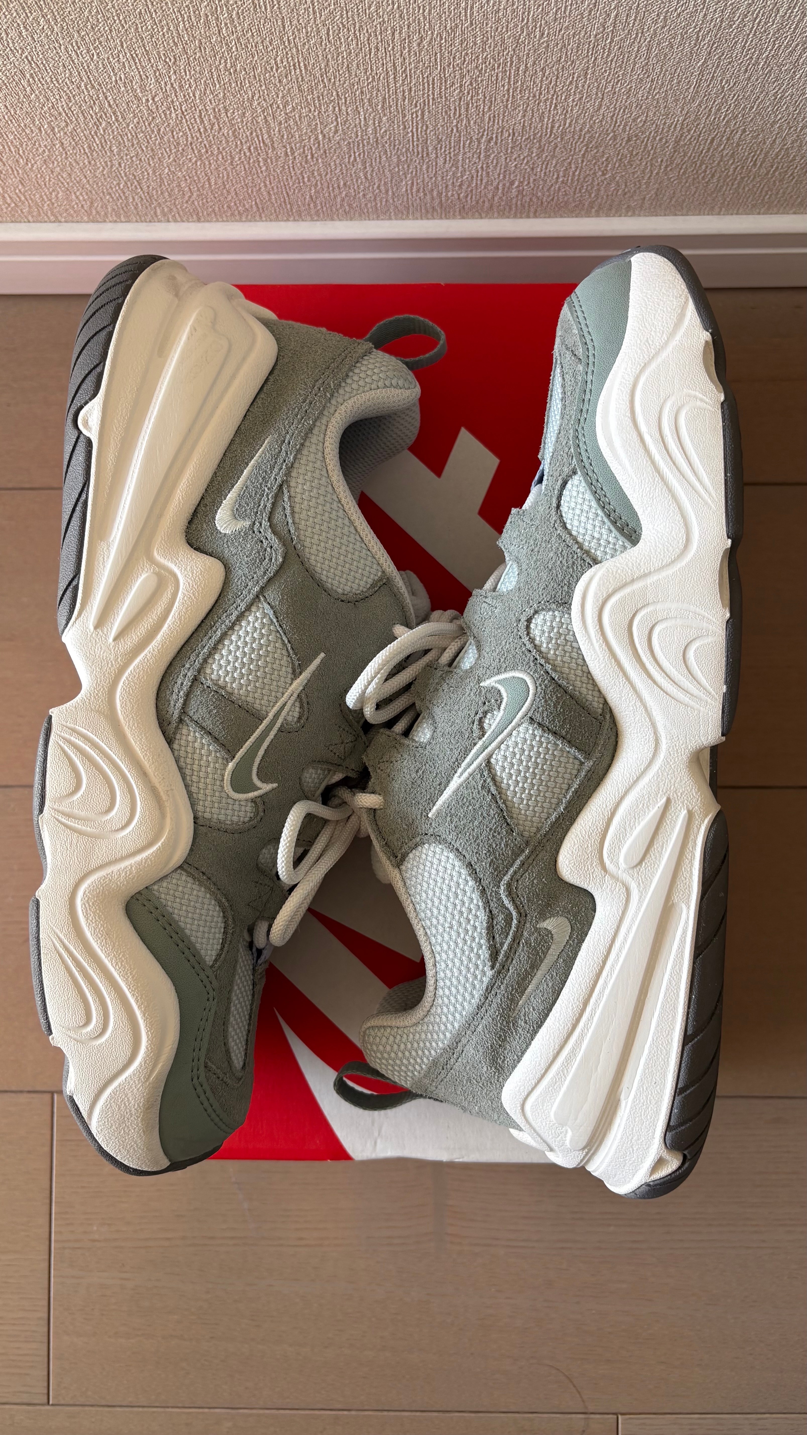 Nike Women's Tech Hera "Light Silver/Mica Green"