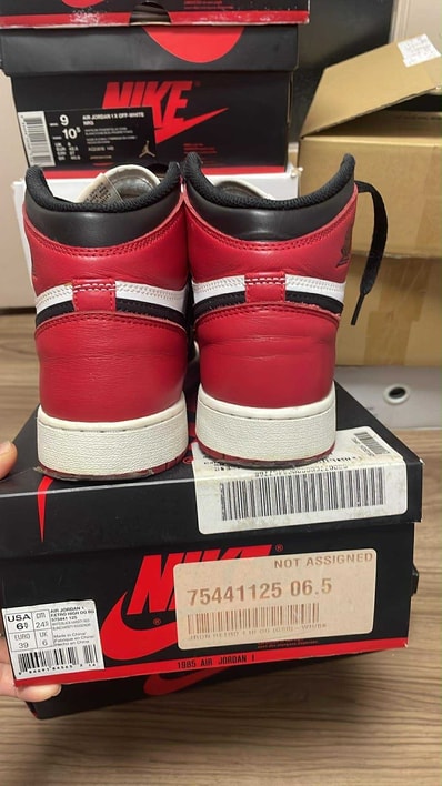 Nike Air Jordan 1 Retro High Black Toe (2016) (GS)